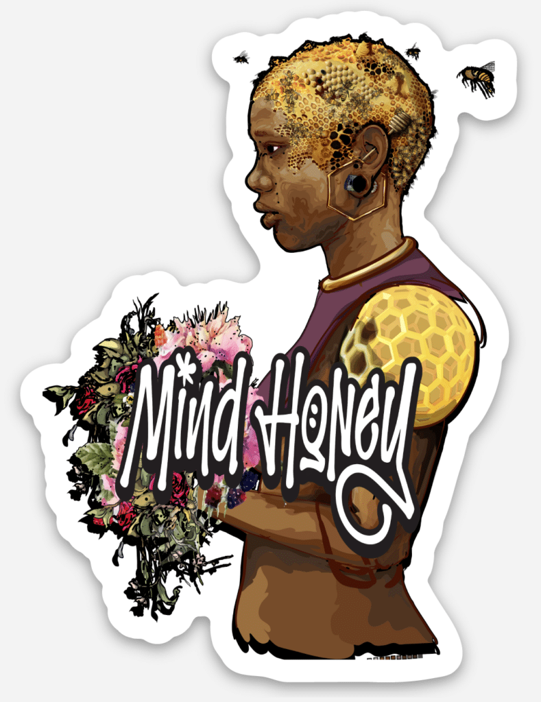 Bee Queen Sticker